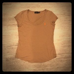 Tan Polo Ralph Lauren Tee